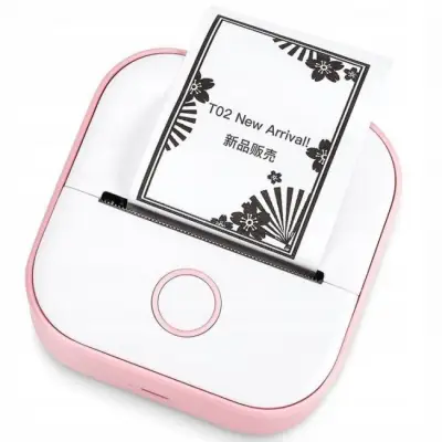 Phomemo T02 Biało - Różowy