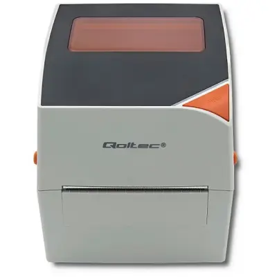 Qoltec Drukarka etykiet termiczna max. 104 mm