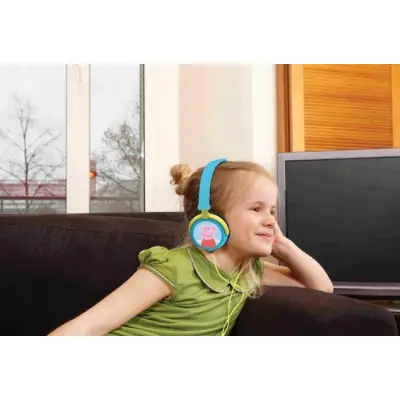 Lexibook Świnka Peppa Składane Słuchawki Przewodowe