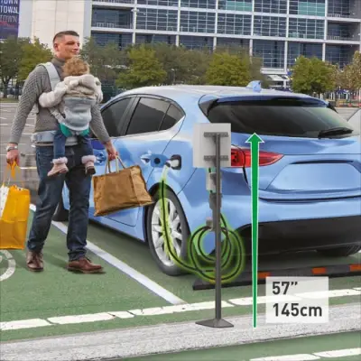 Barkan EV140FC słupek montażowy do ładowarki samochodowej EV 145cm