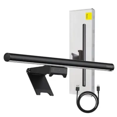 Baseus i-Wok 2 lampa na monitor z panelem dotykowym (czarna)