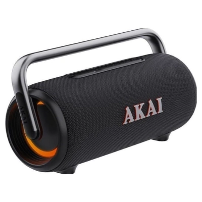 AKAI ABTSW-75 głośnik Bluetooth 60W RMS, IPX5, TWS, RGB, USB/Powerbank, bateria 4800 mAh