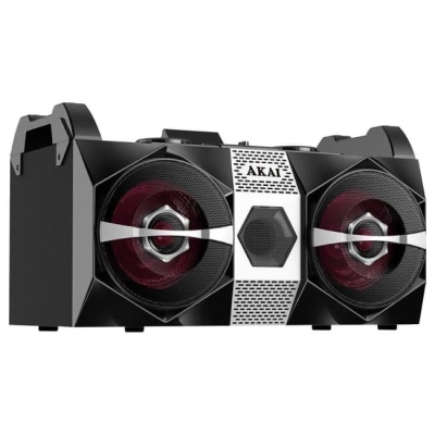 AKAI Power Audio DJ-S1HB 120W RMS, Bluetooth 5.0, FM, USB/SD