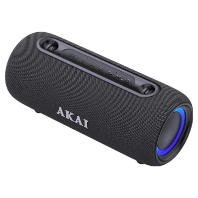 AKAI ABTSW-40 Głośnik Bluetooth 15W RMS, IPX5, TWS, USB, bateria 3600 mAh