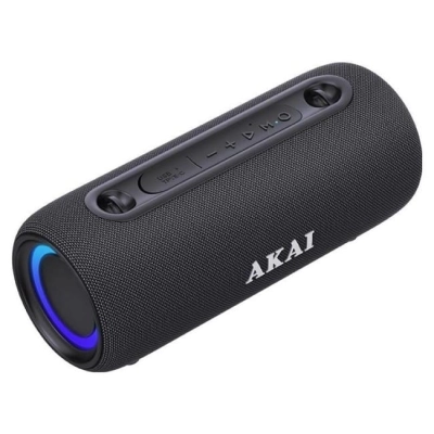 AKAI ABTSW-40 Głośnik Bluetooth 15W RMS, IPX5, TWS, USB, bateria 3600 mAh