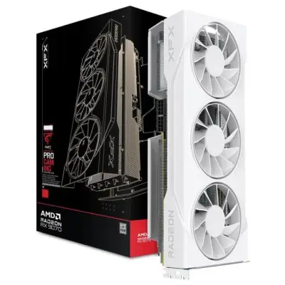 XFX Radeon RX 9070 GRE White Triple Fan Gaming Edition 12GB OC