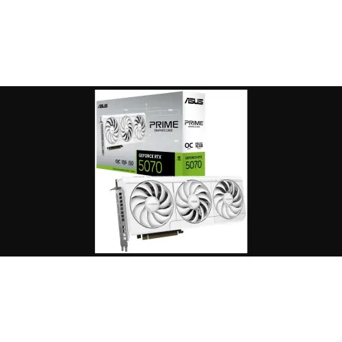 ASUS GeForce RTX 5070 PRIME OC WHITE 12GB DLSS 4