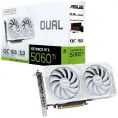 ASUS GeForce RTX 5060 Ti DUAL OC WHITE 16GB DLSS 4