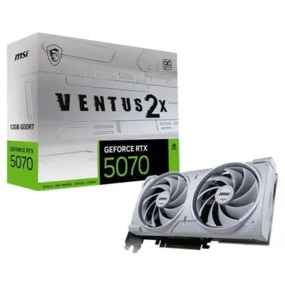 MSI GeForce RTX 5070 VENTUS 2X OC WHITE 12GB DLSS 4