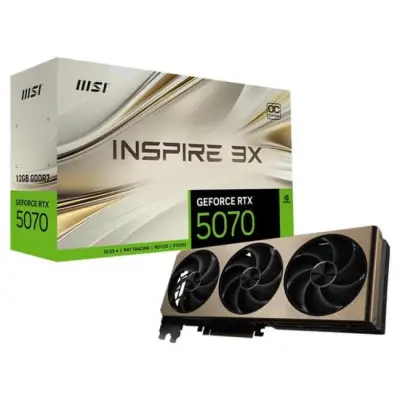MSI GeForce RTX 5070 INSPIRE 3X OC 12GB DLSS 4