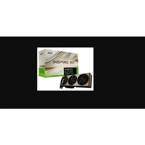 MSI GeForce RTX 5070 INSPIRE 3X OC 12GB DLSS 4