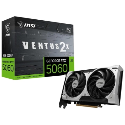 MSI GeForce RTX 5060 8GB VENTUS 2X OC V1 DLSS 4