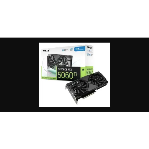 PNY GeForce RTX 5060 Ti Dual Fan 16GB OC DLSS 4
