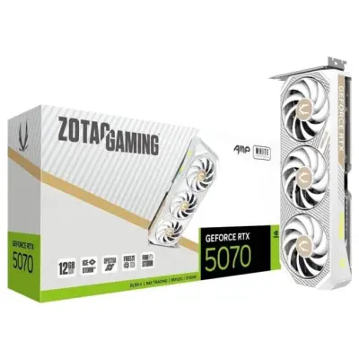 ZOTAC GeForce RTX 5070 AMP White Edition 12GB OC DLSS 4