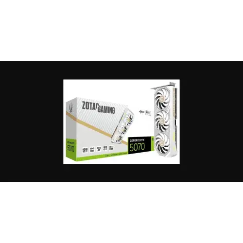 ZOTAC GeForce RTX 5070 AMP White Edition 12GB OC DLSS 4