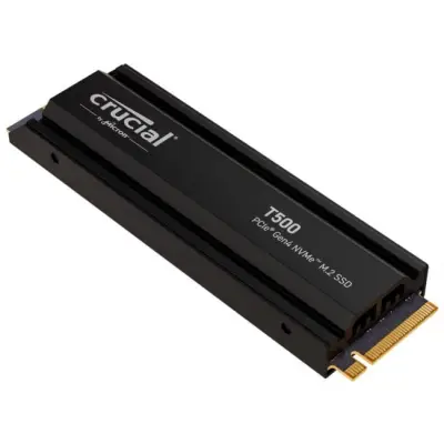 Crucial T500 M.2 PCI-e 4.0 NVMe 2TB heatsink