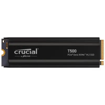 Crucial T500 M.2 PCI-e 4.0 NVMe 2TB heatsink