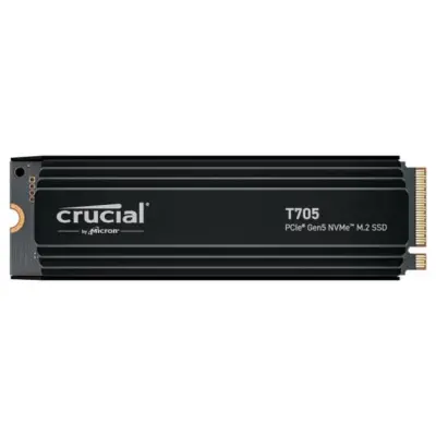 Crucial T705 M.2 PCI-e 5.0 NVMe 4TB heatsink