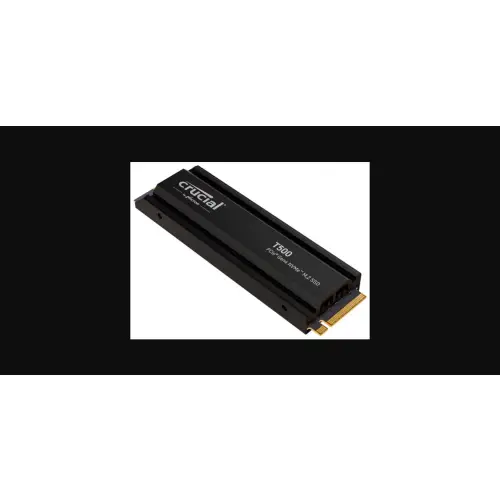 Crucial T500 M.2 PCI-e 4.0 NVMe 4TB heatsink