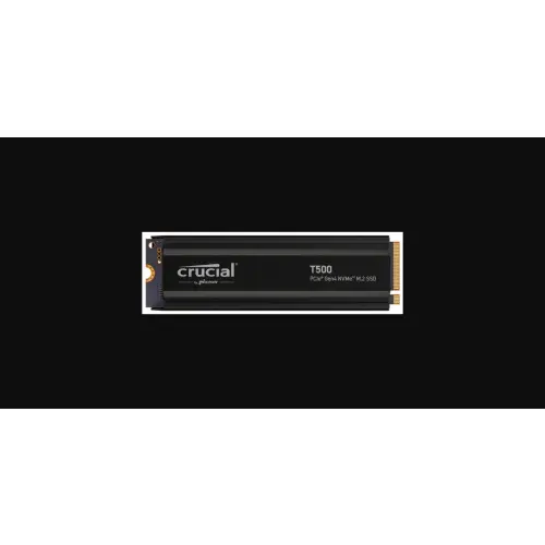 Crucial T500 M.2 PCI-e 4.0 NVMe 4TB heatsink