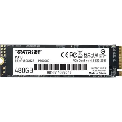 Patriot P310 PCIe NVMe 480GB