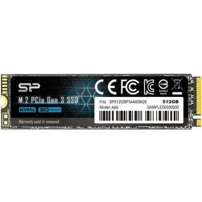 Silicon Power P34A60 M.2 NVMe PCIe 512GB