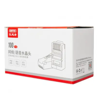 Unitek wtyk modularny RJ45 Cat.5e 100 szt.
