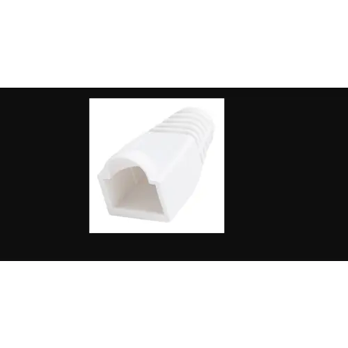 Unitek osłona wtyku RJ45, 6 mm, 100 szt. biała