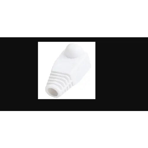 Unitek osłona wtyku RJ45, 6 mm, 100 szt. biała