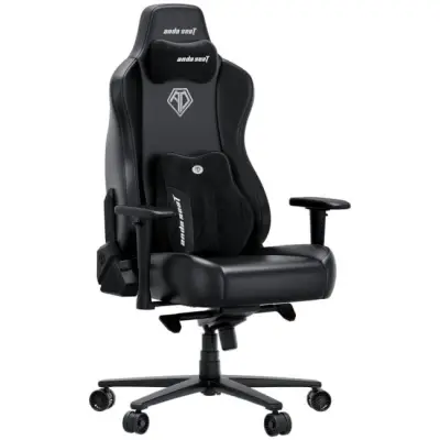 Anda Seat Novis Plus XL skórzany czarny obrotowy