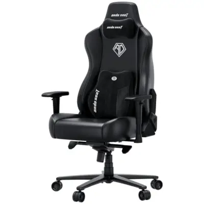 Anda Seat Novis Plus XL skórzany czarny obrotowy