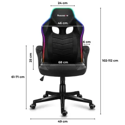 Huzaro Force 2.5 RGB Carbon Mesh