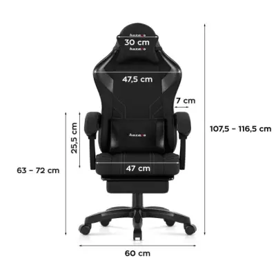 Huzaro Force 3.7 Carbon Black