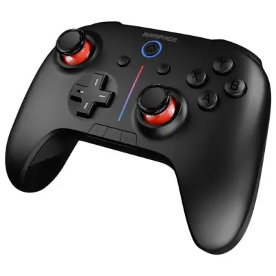 Rampage Hydra Pro Pad bezprzewodowy RGB 2.4G Hall, spusty magnetyczne ze stacją ładującą czarny