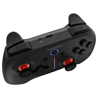 Rampage Hydra Pro Pad bezprzewodowy RGB 2.4G Hall, spusty magnetyczne ze stacją ładującą czarny