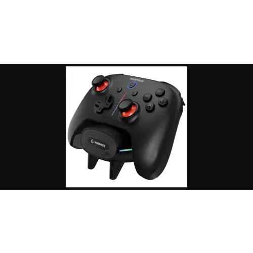 Rampage Hydra Pro Pad bezprzewodowy RGB 2.4G Hall, spusty magnetyczne ze stacją ładującą czarny