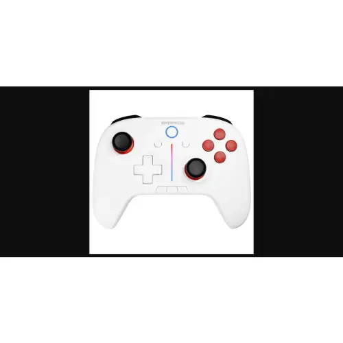 Rampage Hydra Pro Pad bezprzewodowy RGB 2.4G Hall, spusty magnetyczne ze stacją ładującą biały