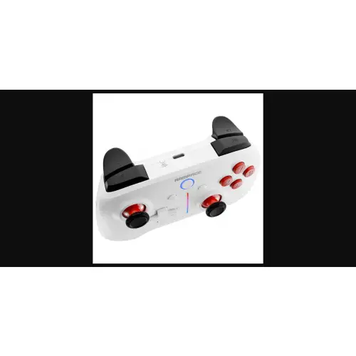 Rampage Hydra Pro Pad bezprzewodowy RGB 2.4G Hall, spusty magnetyczne biały