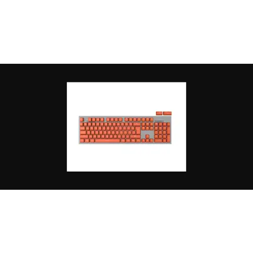 Genesis Lead 300 pomarańczowe Double Shot Keycaps