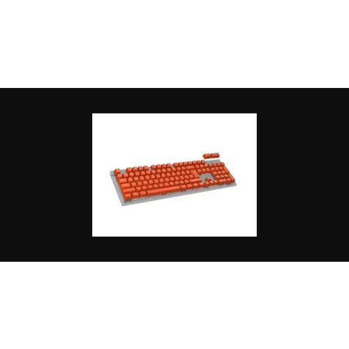 Genesis Lead 300 pomarańczowe Double Shot Keycaps