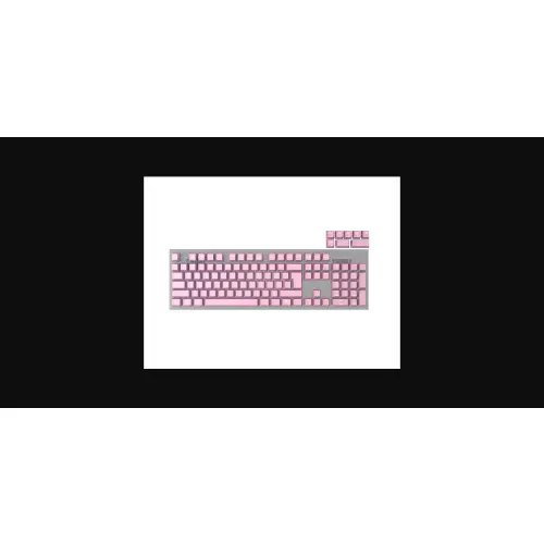 Genesis Lead 300 różowe Double Shot Keycaps