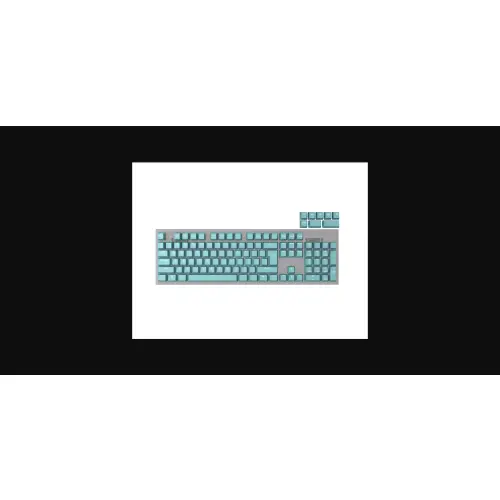 Genesis Lead 300 miętowe Double Shot Keycaps
