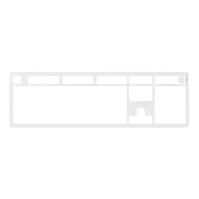 HyperX Alloy Rise Top Plate White