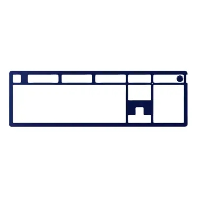 HyperX Alloy Rise Top Plate Navy Blue