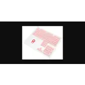 Redragon Zestaw Keycapów A130 PBT Doubleshot Pink