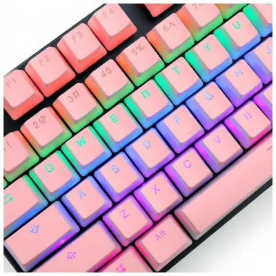 Redragon Zestaw Keycapów A130 PBT Doubleshot Pink