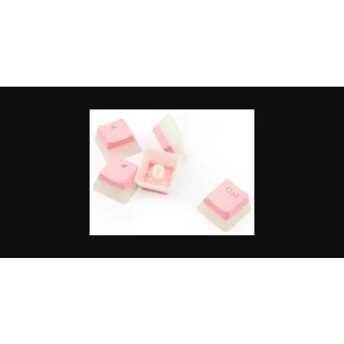 Redragon Zestaw Keycapów A130 PBT Doubleshot Pink
