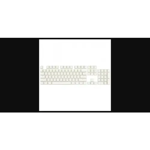 Redragon Zestaw Keycapów A130 PBT Doubleshot White