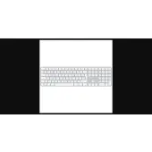 Apple Magic Keyboard Touch ID pole numeryczne US Int. biały