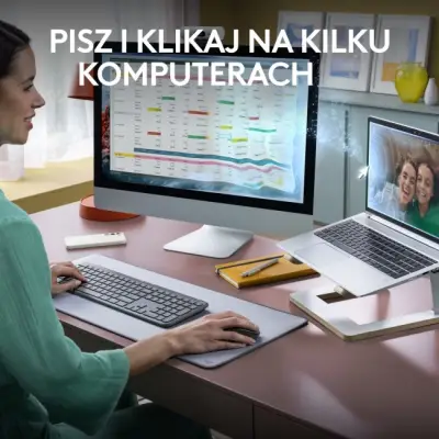 Logitech Signature Slim MK950 Grafitowy